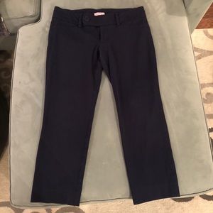 Lilly Pulitzer cropped Navy Pants